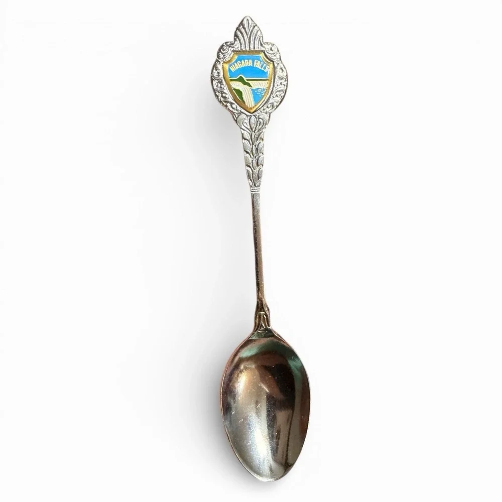 Vintage Souvenir Spoon Lot of (3) – Niagara Falls Canada &‎ USA